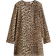 H&M Shoulder Pad Dress - Beige/Leopard Pattern