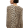 H&M Shoulder Pad Dress - Beige/Leopard Pattern