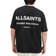 AllSaints Sanctum Logo Print Oversized T-shirt - Jet Black