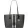 Michael Kors Sheila Large Signature Logo and Metallic Tote Bag - Black