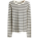 H&M Ribbed Jersey Shirt - White/Striped