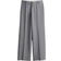 H&M Wide Elegant Trousers - Grey Melange