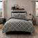 Bloomsbury Market Torresdale Polyester Geometric Shapes Duvet Cover White, Black (230x220cm)
