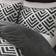 Bloomsbury Market Torresdale Polyester Geometric Shapes Duvet Cover White, Black (230x220cm)