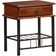 Halmar Fiona Antique Cherry/Black Sengebord 37x48cm