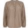 Co'Couture Samra Stripe Blouse - Walnut