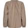 Co'Couture Samra Stripe Blouse - Walnut