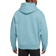 Nike Solo Swoosh Men's Fleece Pullover Hoodie - Denim Turquoise/White