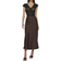 Vila High Waist Maxi Skirt - Coffee Bean