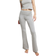 H&M Flared Jersey Pants - Light Gray Mottled