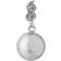 Stine A Twin Flow Disco and Ball Earring - Silver/Transparent