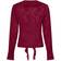 Neo Noir Anika Burnout Blouse - Burgundy