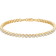 Mads Z Tennis Bracelet - Gold/Transparent