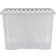 Wham Crystal Tint Grey Storage Box 80L