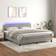 vidaXL mit Matratze & Led 180 x 200 cm Boxspringbett