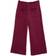 Tommy Hilfiger Kid's Waffle Knit Peasant Top and Wide Leg Pants Set - Burgundy