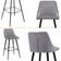 NOVECRAFTO Breakfast Light Grey Bar Stool 95cm 2pcs