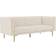 REALROOMS Marseille Tuxedo Gold/Ivory Sofa 78.5" 3 Seater