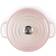 Le Creuset Shell Pink Signature Cast Iron Round med låg 24cm