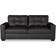 Signature Design by Ashley Barlin Mills Queen Black Sofa 85" 3 Seater