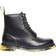 Dr. Martens 1460 Marbled Sole Smooth Leather Lace Up Boots - Black