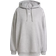 adidas Women's Essentials Oversized Fleece Hoodie - Medium Grey Heather