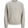 Jack & Jones Plain Knitted Pullover - Grey/Light Grey Melange