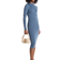 Michael Kors Wool Blend Mock Neck Midi Dress - Azul