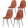 Vida Designs Luton Orange Kitchen Chair 88cm 4pcs