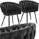 tectake Astano Black Kitchen Chair 75cm 2pcs