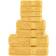 vidaXL Premium Handduk Guld (140x70cm)