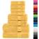 vidaXL Premium Handduk Guld (140x70cm)