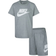 NIKE Baby T-shirt & Shorts Set - Dark Grey Heather