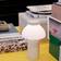 Hay PC Portable Raw White Table Lamp 8.7"
