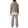 boohooMAN Boxy Oversize Hoodie with M Print - Taupe