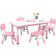 Qaba Kids Table & Chair Set 5pcs