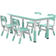 Qaba Kids Table & Chair Set 5pcs