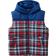 United Colors of Benetton Kid's Tartan Padded Vest - Multicolor (2DFVCJ00S_63C)