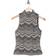 Ramy Brook Melinda Chevron Knit Mock Neck Top - Black Multi