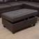 Ebern Designs Wassim Brown Sofa 75" 3pcs 5 Seater