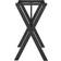 vidaXL X-Frame Black Table Leg 73cm