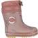 Mikk-Line Winter Rubber Boots - Rose Brown with Flowers