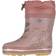 Mikk-Line Winter Rubber Boots - Rose Brown with Flowers