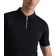 boohooMAN Muscle Zip Neck Polo - Black