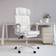 vidaXL Massage Function White Kontorstol 122cm