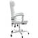 vidaXL Massage Function White Office Chair 122cm