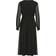 Vila Long Sleeved Midi Dress - Black