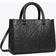 Tory Burch T Monogram Top Handle Embossed Tote - Black