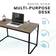 House of Home Computer Work Study Rustic Style Brown Writing Desk 60x120cm