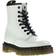 Dr. Martens 1460 Bex Patent Leather Lace Up Boots - White